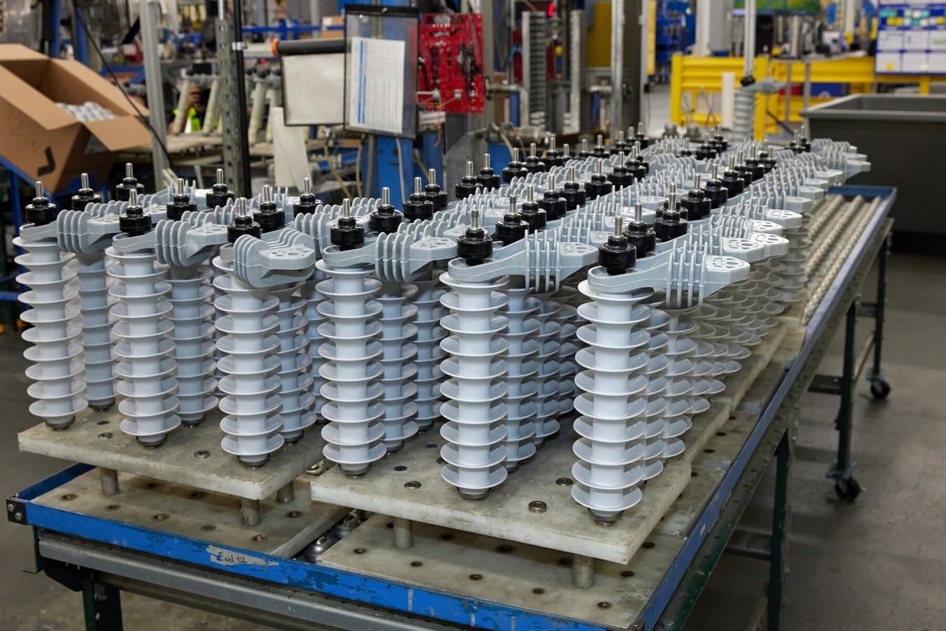 Eaton surge arrestors on table