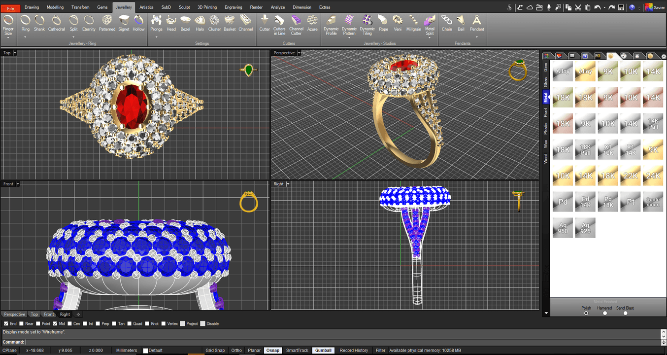 Jewelry 2025 cad service