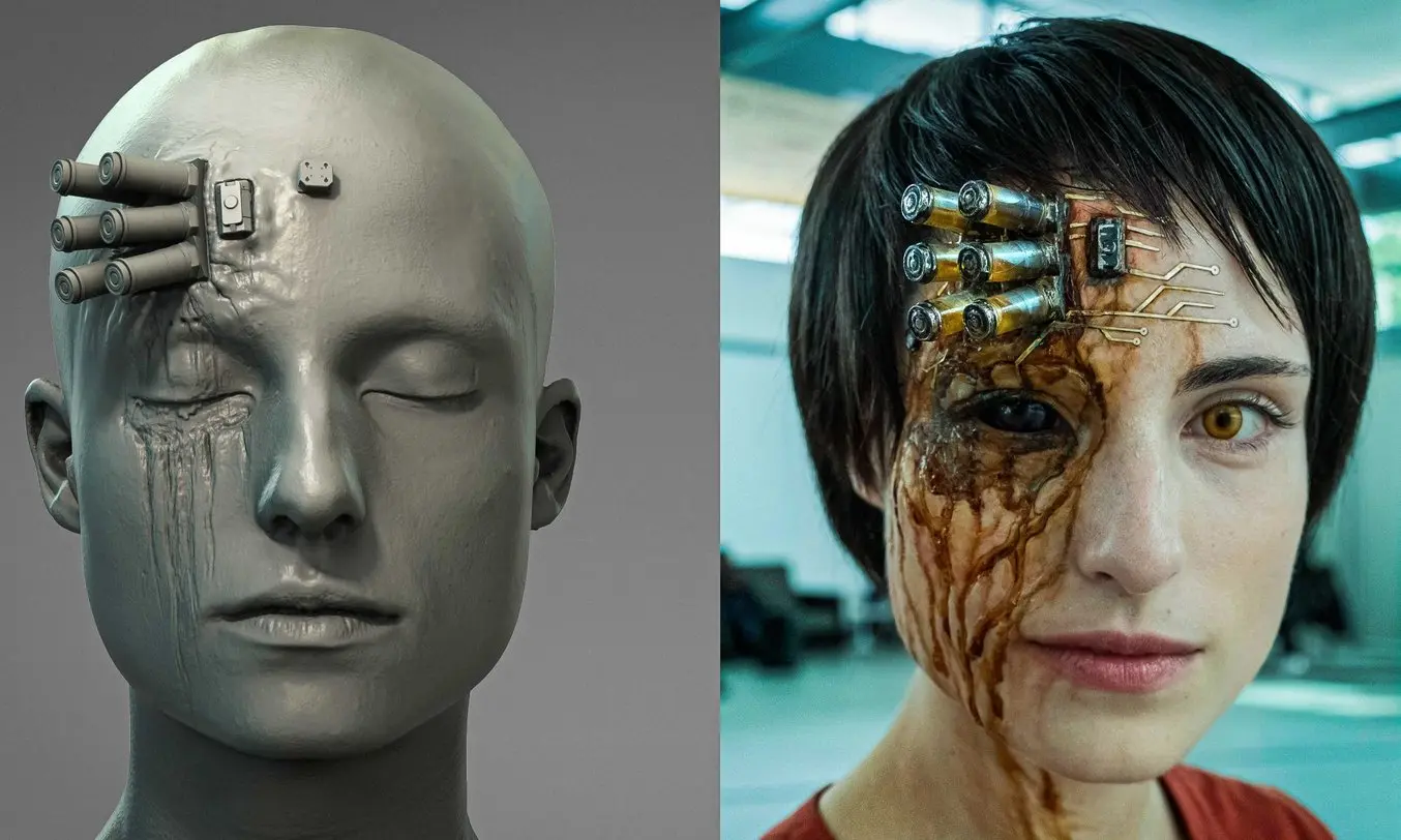 Jaco Snyman, founder of Dreamsmith Studio, shows how he used 3D printing behind the scenes for the HBO Max's Raised by Wolves series.